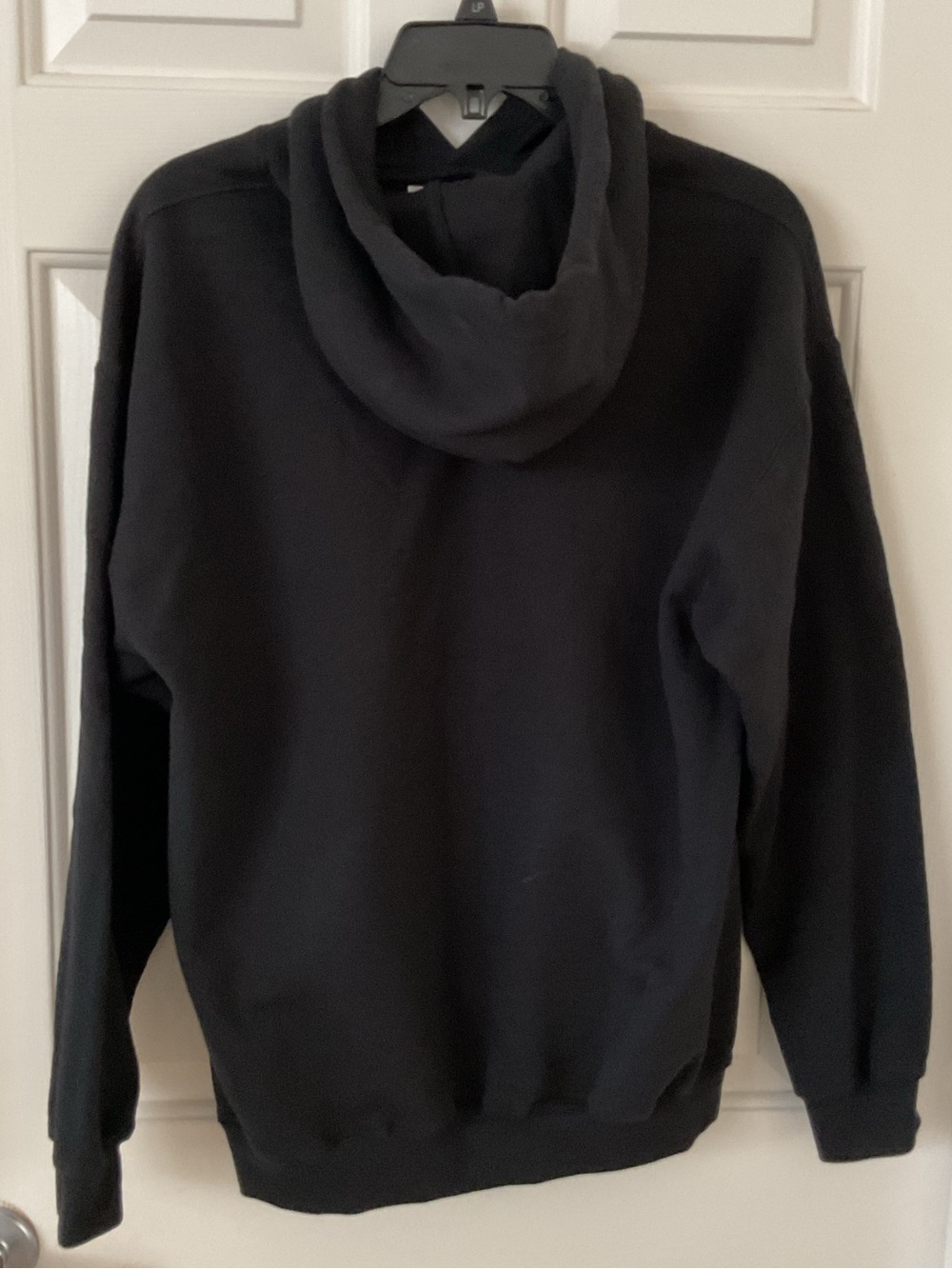 Gildan Black Pullover Hoodie with Pink Graphic - Picture 4 of 6